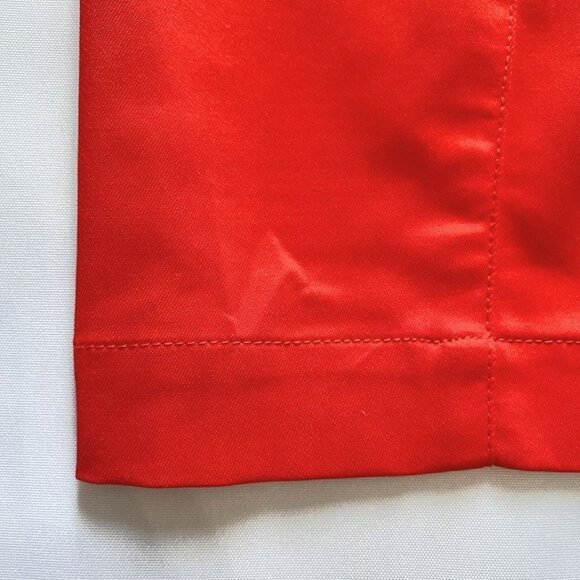 SARAH PACINI RED SQUARE NECK FRONT ZIP BODYCON DRESS - XS - Picture 9 of 11